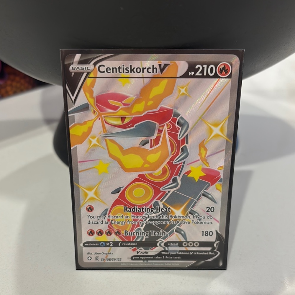 Centiskorch V - SV108/SV122 - Pokemon Shining Fates Sword Shield